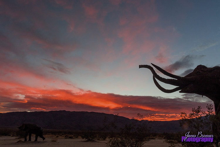 Mammoth and Sunset. photo by James Bremner Photography