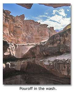 Pouroff in the wash.