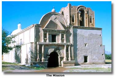 Mission in Tubac, AZ
