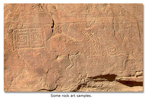 Chaco Canyon rook art