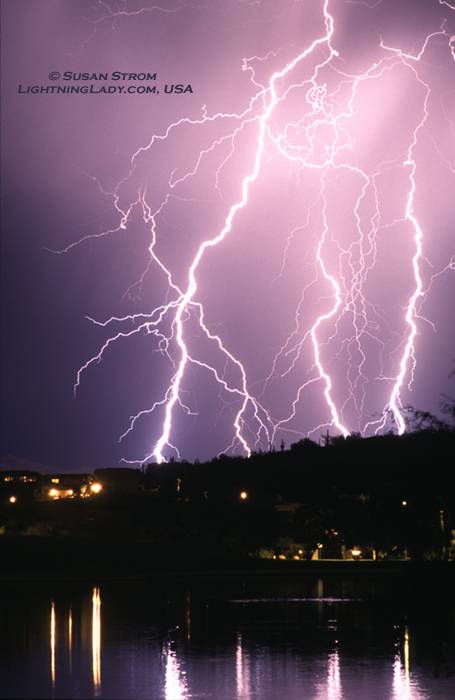 Fountain Hills Lake Storm