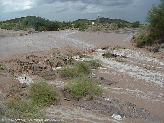 Flash flood in Arizona