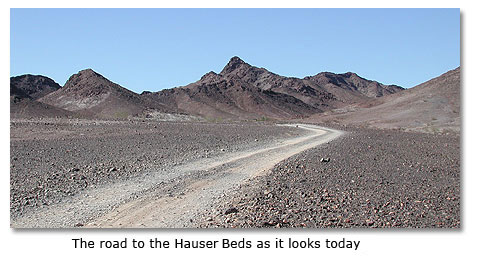 The road to the Hauser Beds as it looks today.
