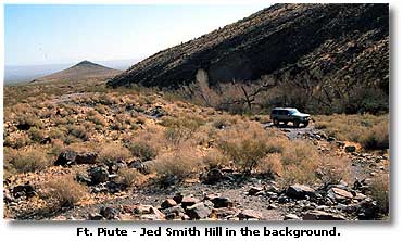 Fort Piute, Jed Smith HIll in the background