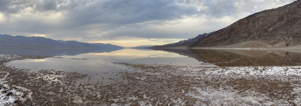 Temporary Lake at Badwater Basin in Death Valley NP