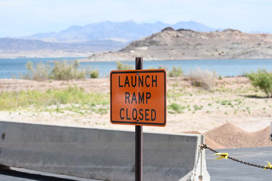 Launch Ramp Closed Sign