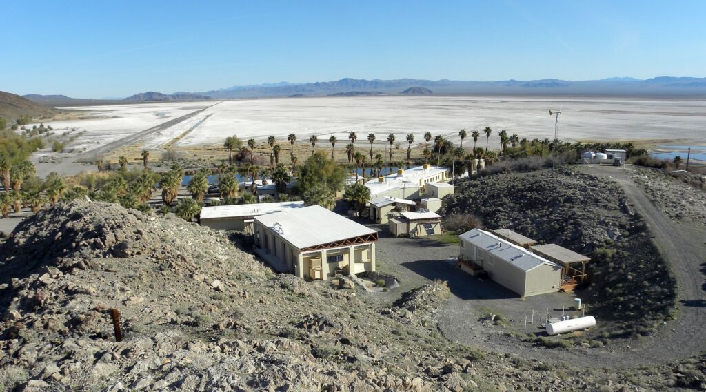 Location of Zzyzx and the Desert Studies Center.