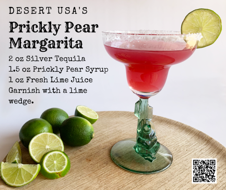 Prickly Pear Cactus Margarita Recipe DesertUSA
