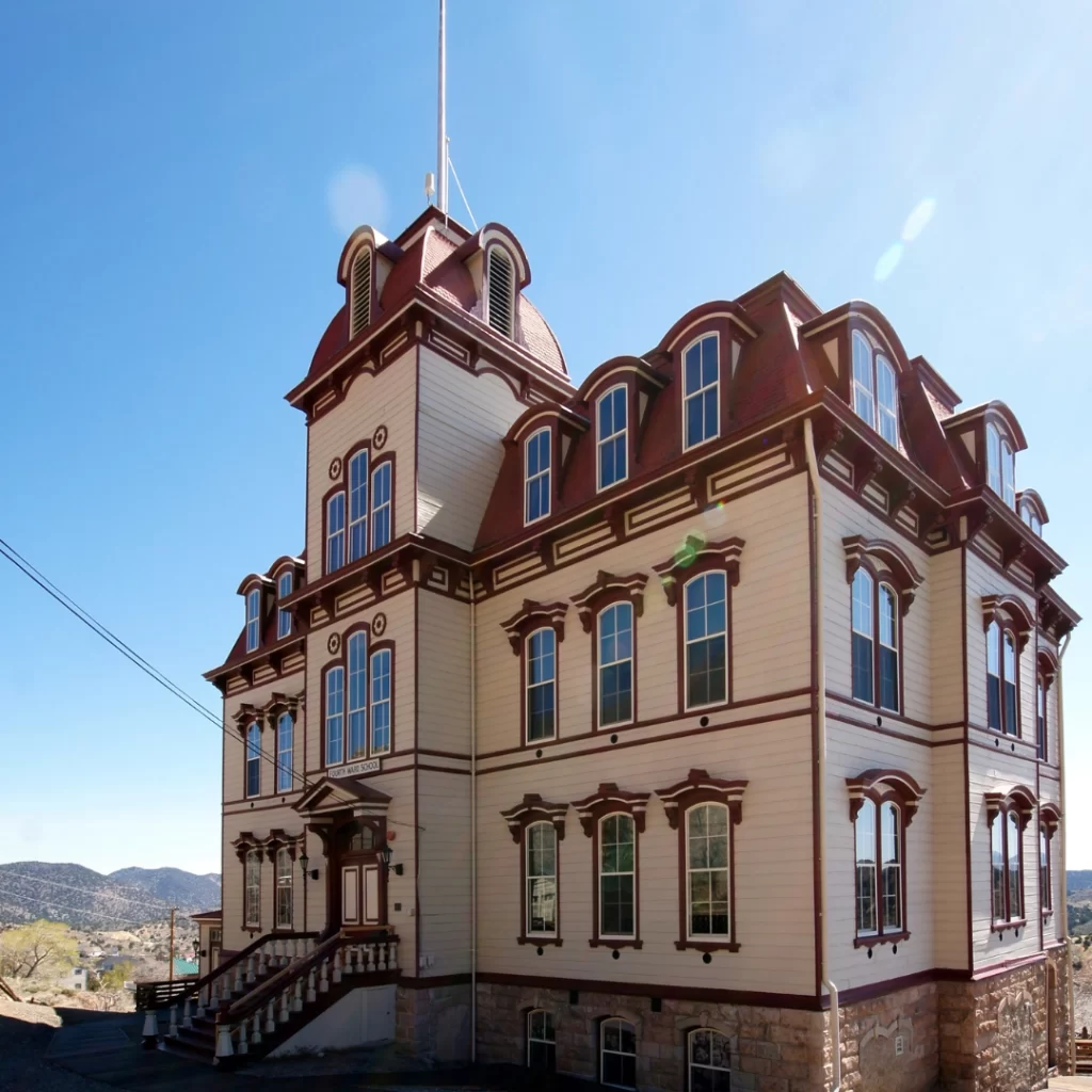 Fourth Ward School in Virginia City, NV