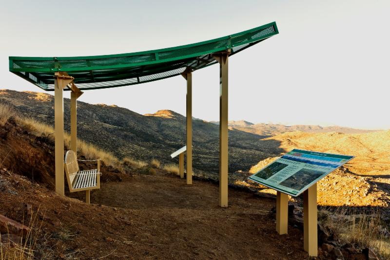 The memorial site. Arizona State Parks photo.
