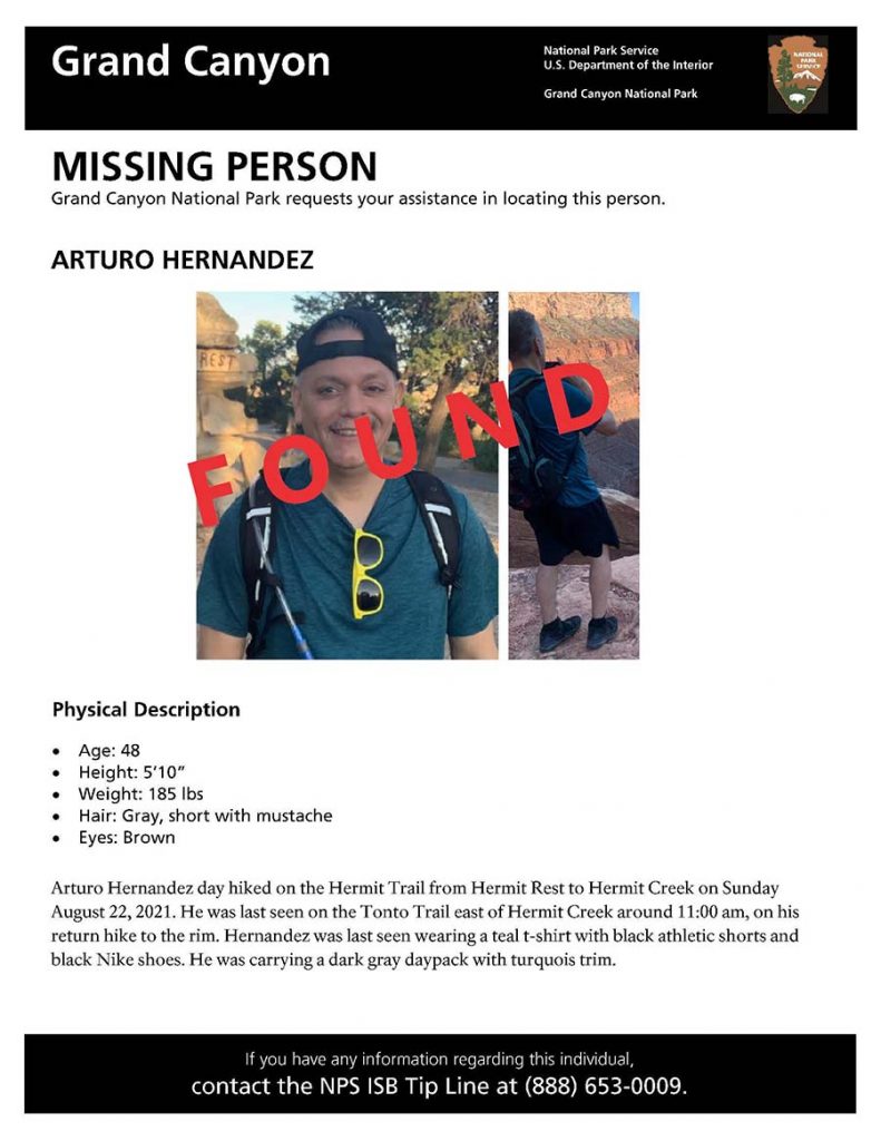 Missing Person Located