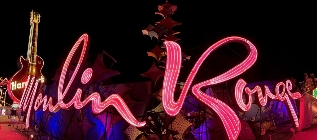 Moulin Rouge Sign at the Neon Museum in Las Vegas