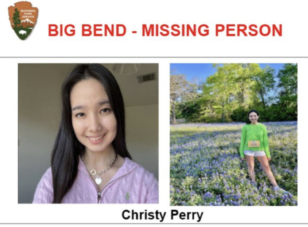 Missing Hiker Christy Perry - Big Bend National Park