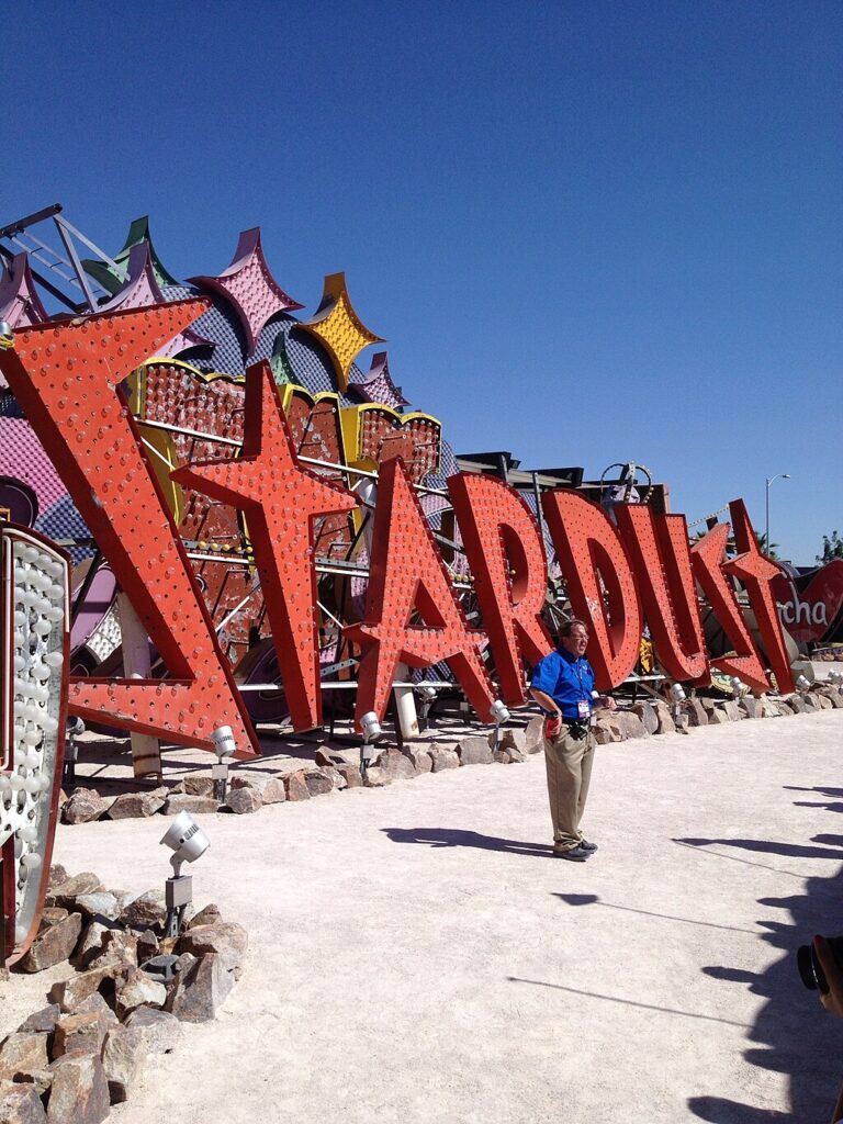 Stardust Sign at the Neon Museum.