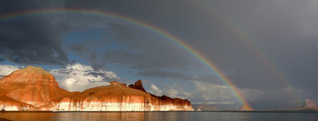 Rainbow in Glen Canyon NRA