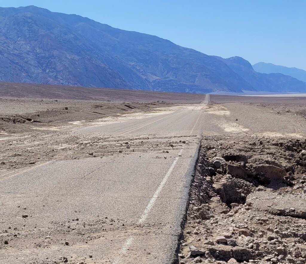 badwater road in Death Valley