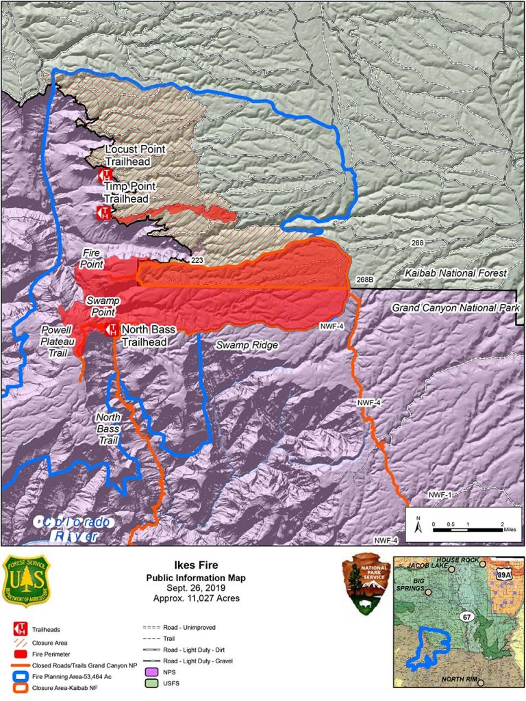 Map of Ikes Fire