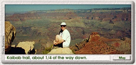 Kaibab Trail, about 1/4 of the way down.