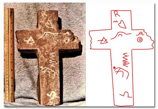 Stone Cross Map for the Latin Heart, and the Treasure of the Church of Santa Fe