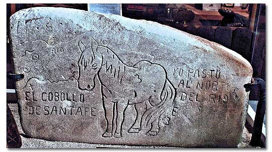 Horse Stone by Tumlinson: the Back of the Priest Stone