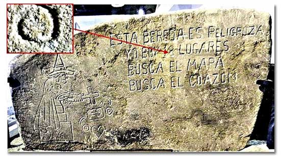 Priest Stone by Tumlinson: Peralta Stone Map Instruction