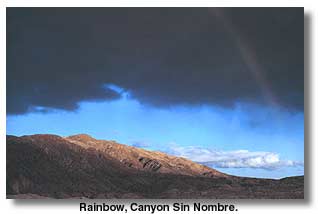 Rainbow at Canyon Sin Nombre